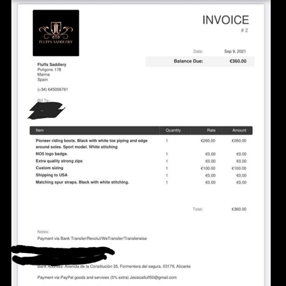 Custom Fluffs Riding boots - Picture 2 of 4